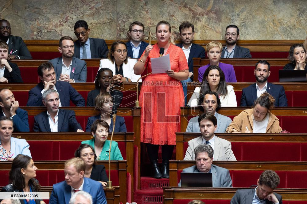 Questions to the goverment at the National Assembly - Paris