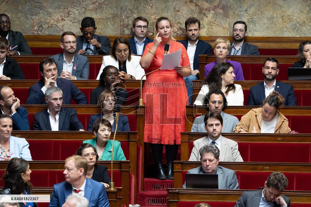 Questions to the goverment at the National Assembly - Paris