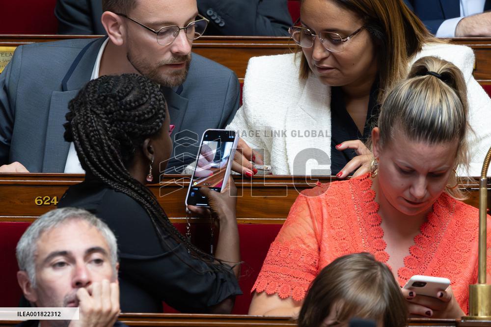 Questions to the goverment at the National Assembly - Paris