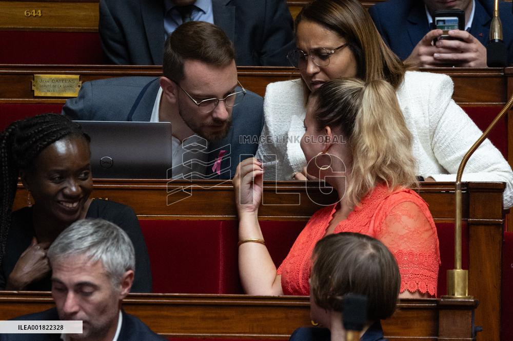 Questions to the goverment at the National Assembly - Paris