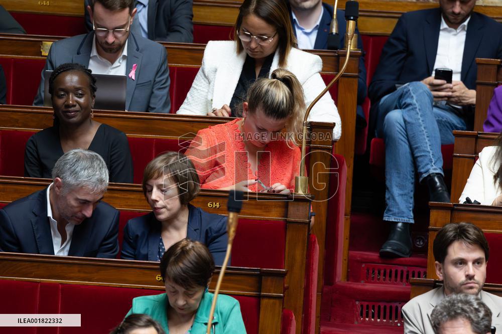 Questions to the goverment at the National Assembly - Paris
