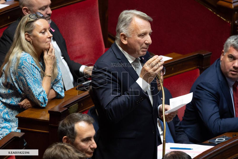 Questions to the goverment at the National Assembly - Paris