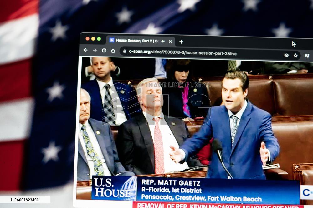 U.S.-WASHINGTON, D.C.-HOUSE SPEAKER-OUSTING