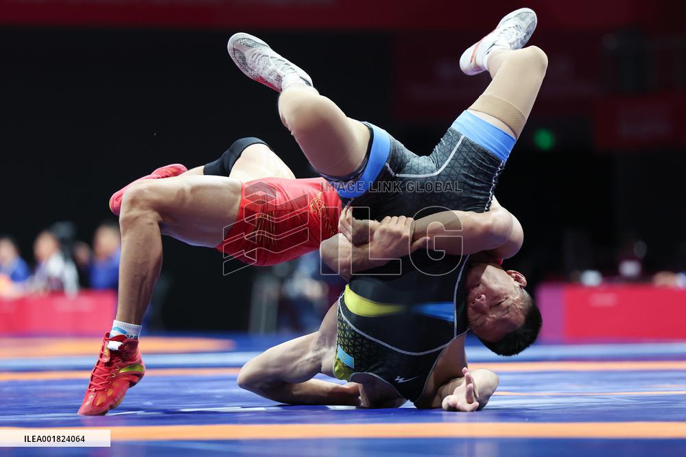 (SP)CHINA-HANGZHOU-ASIAN GAMES-WRESTLING(CN)