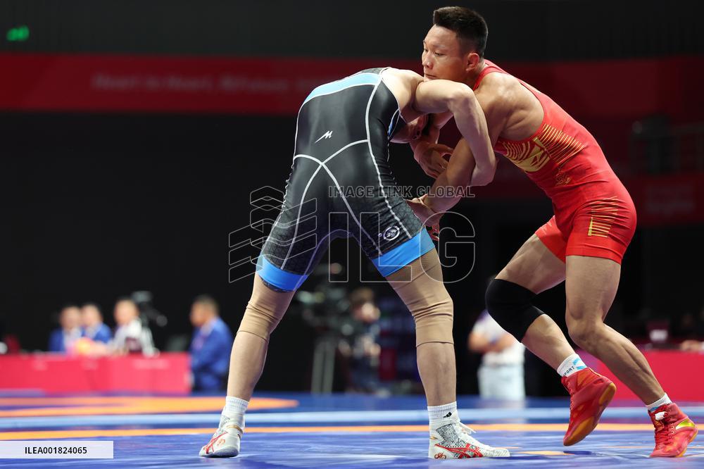 (SP)CHINA-HANGZHOU-ASIAN GAMES-WRESTLING(CN)
