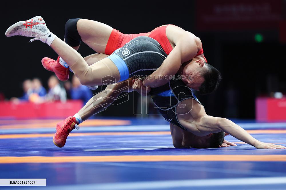 (SP)CHINA-HANGZHOU-ASIAN GAMES-WRESTLING(CN)