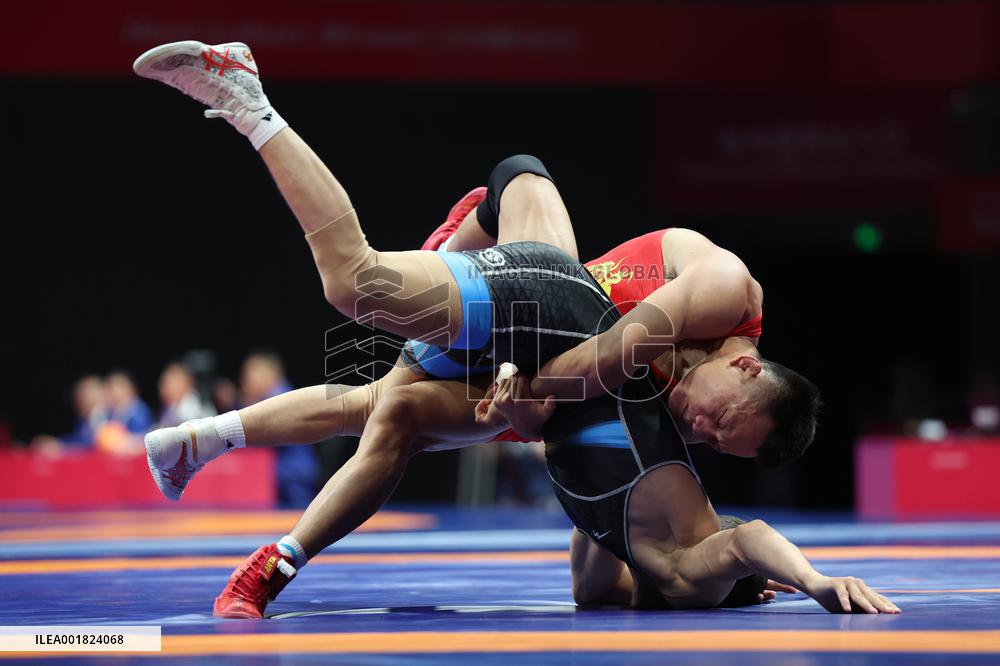 (SP)CHINA-HANGZHOU-ASIAN GAMES-WRESTLING(CN)
