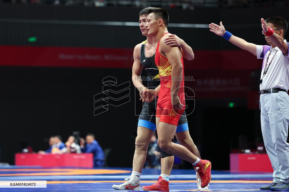 (SP)CHINA-HANGZHOU-ASIAN GAMES-WRESTLING(CN)