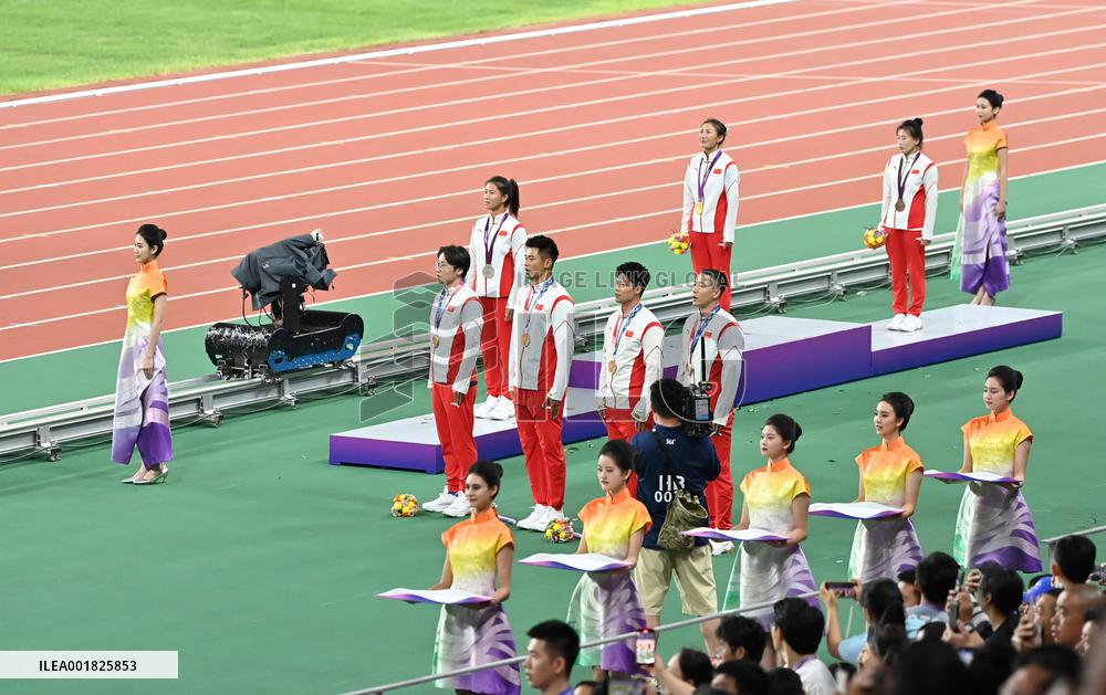 (SP) CHINA-ZHEJIANG-HANGZHOU-OLYMPIC MEDAL REALLOCATION CEREMONY (CN)