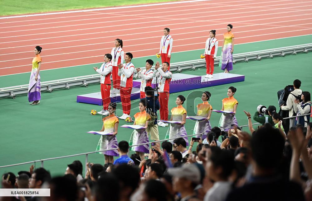 (SP) CHINA-ZHEJIANG-HANGZHOU-OLYMPIC MEDAL REALLOCATION CEREMONY (CN)