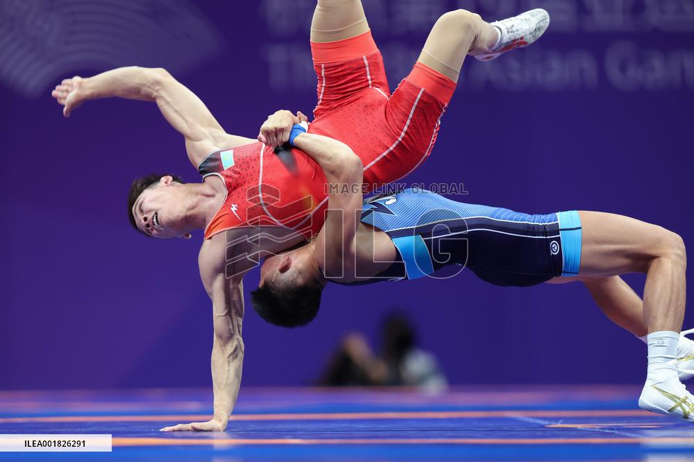 (SP)CHINA-HANGZHOU-ASIAN GAMES-WRESTLING(CN)