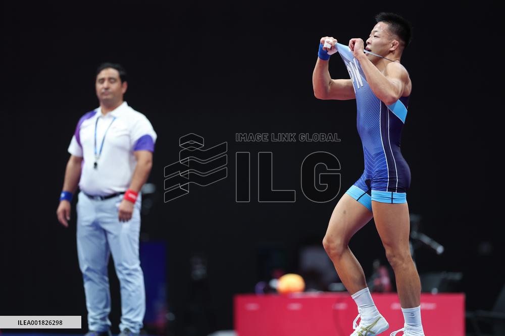 (SP)CHINA-HANGZHOU-ASIAN GAMES-WRESTLING(CN)