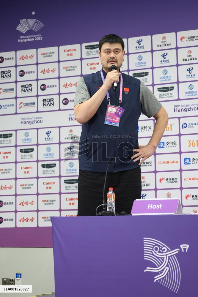 (SP)CHINA-HANGZHOU-ASIAN GAMES-BASKETBALL-PRESS CONFERENCE(CN)