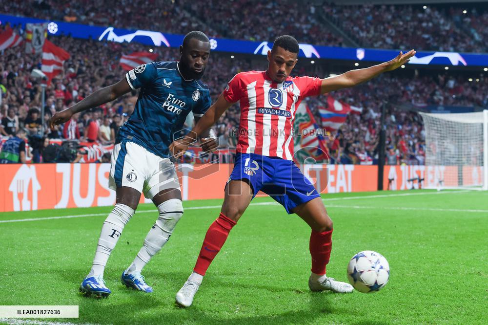 (SP)SPAIN-MADRID-FOOTBALL-UEFA CHAMPIONS LEAGUE-ATLETICO DE MADRID VS FEYENOORD