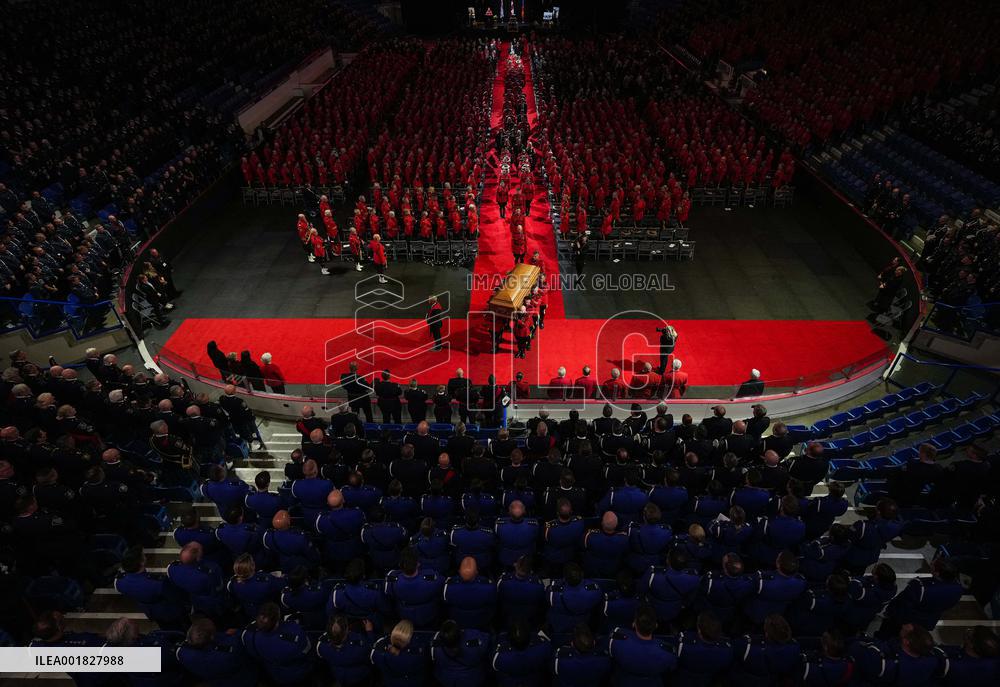 Regimental Funeral In Langley - Canada