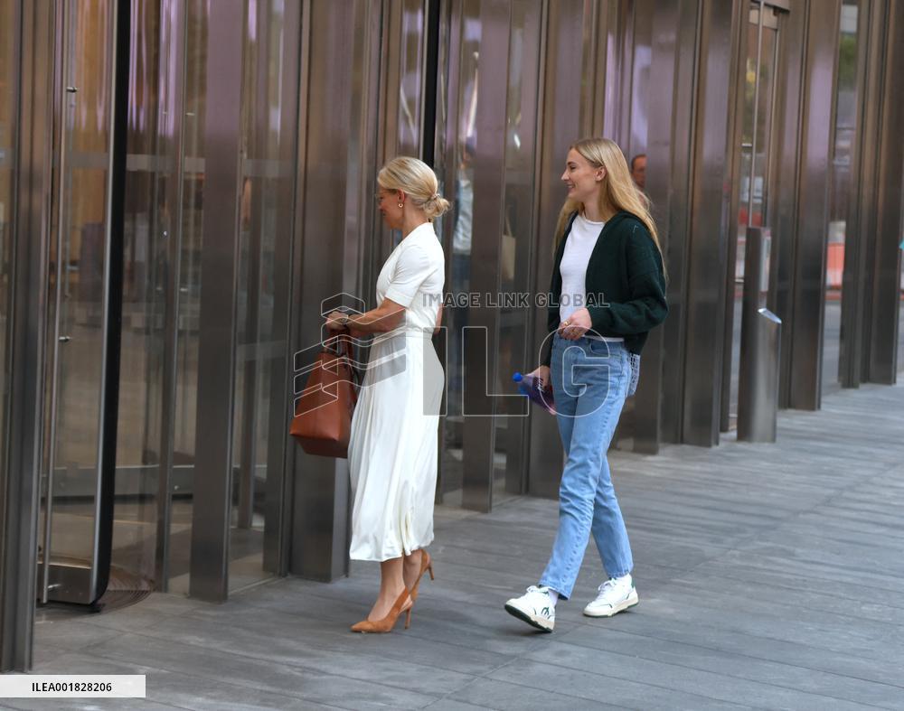 Sophie Turner And Joe Jonas Arrive For Mediation - NYC