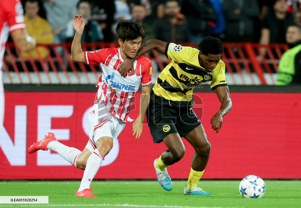 (SP)SERBIA-BELGRADE-FOOTBALL-UEFA CHAMPIONS LEAGUE-CRVENA ZVEZDA VS YOUNG BOYS