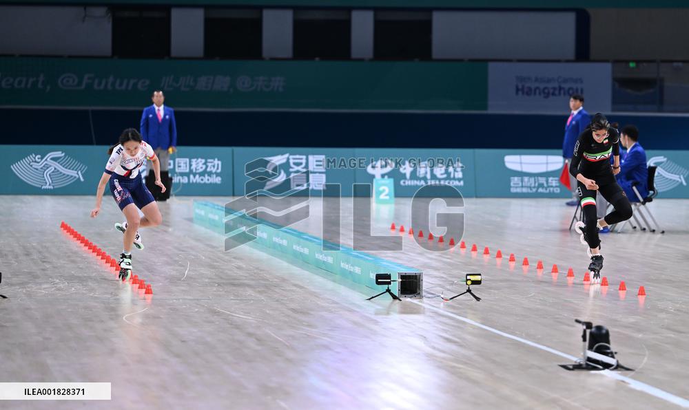 (SP)CHINA-HANGZHOU-ASIAN GAMES-ROLLER SKATING (CN)