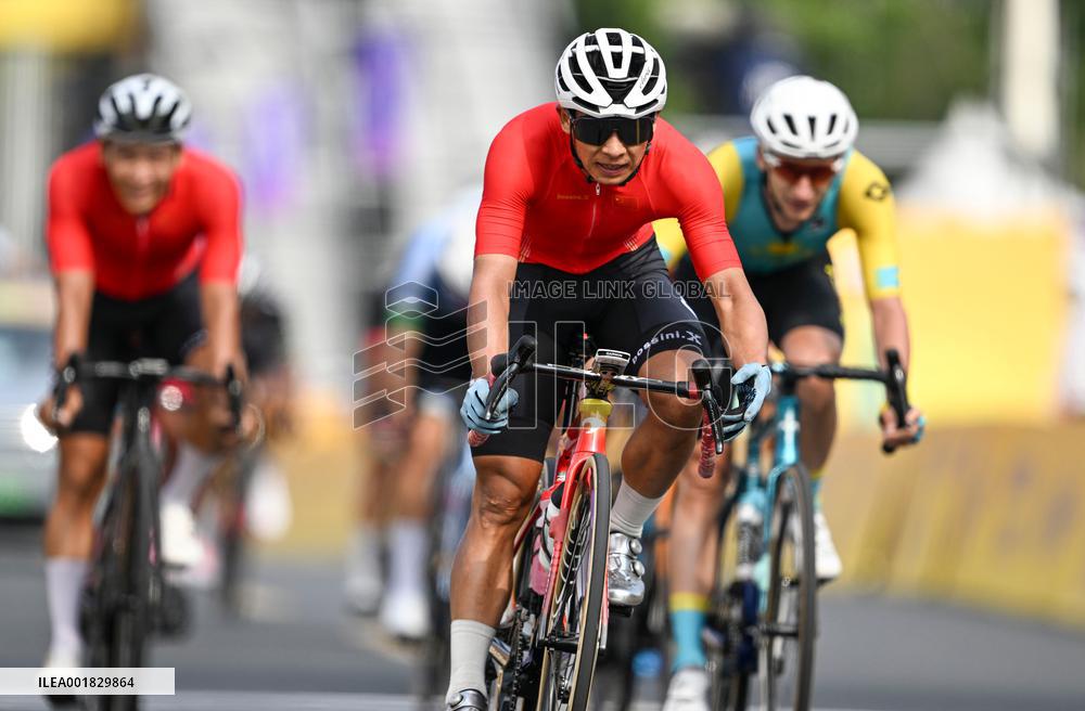 (SP)CHINA-CHUN'AN-ASIAN GAMES-CYCLING ROAD (CN)