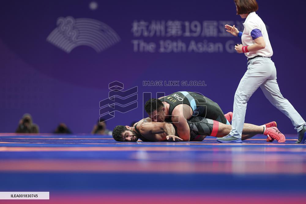(SP)CHINA-HANGZHOU-ASIAN GAMES-WRESTLING(CN)