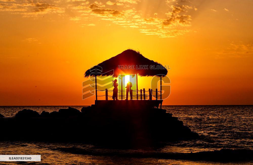 LEBANON-BEIRUT-SUNSET