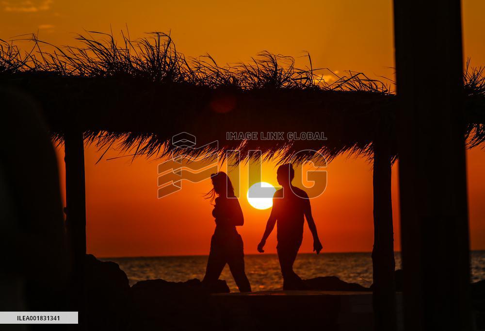 LEBANON-BEIRUT-SUNSET
