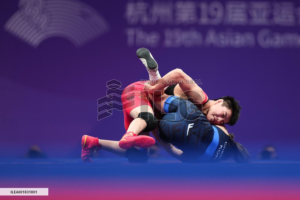 (SP)CHINA-HANGZHOU-ASIAN GAMES-WRESTLING(CN)