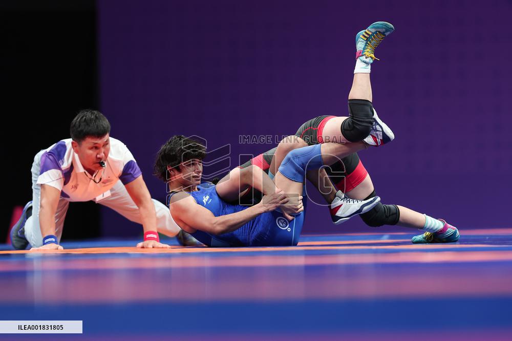 (SP)CHINA-HANGZHOU-ASIAN GAMES-WRESTLING(CN)