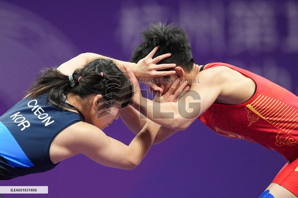 (SP)CHINA-HANGZHOU-ASIAN GAMES-WRESTLING(CN)
