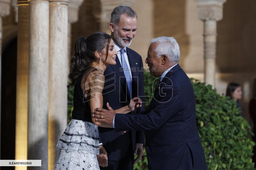Royals Host An Official Diner At The Alhambra - Granada
