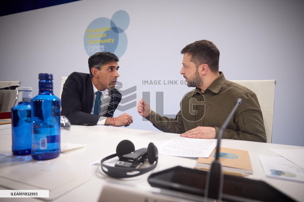 Zelensky At The EU Political Community Summit - Granada