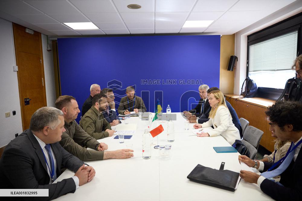 Zelensky At The EU Political Community Summit - Granada