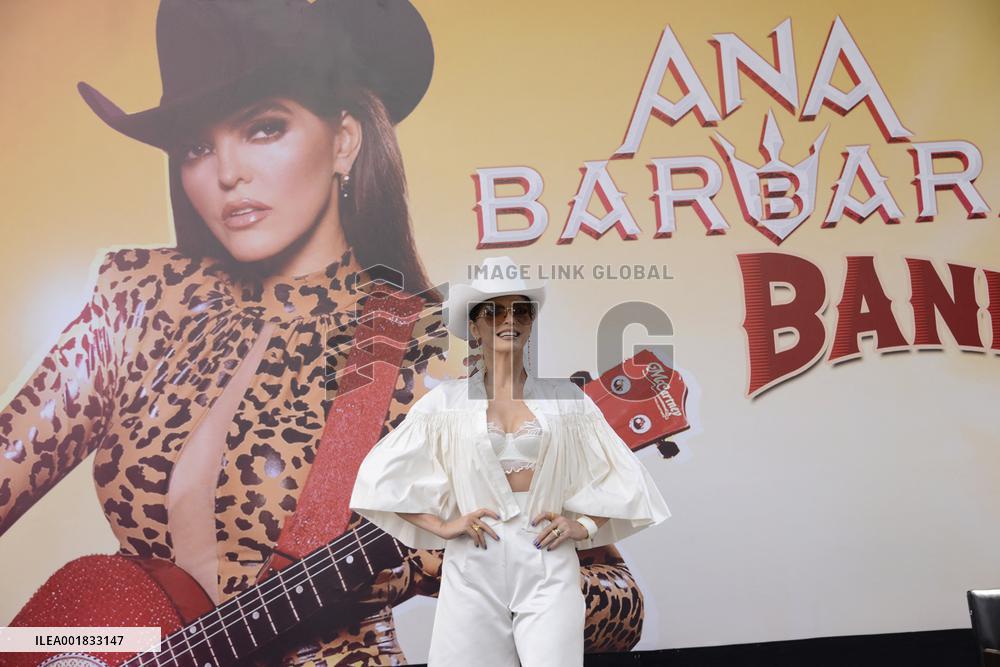 Ana Barbara Bandidos Tour Press Conference - Mexico City