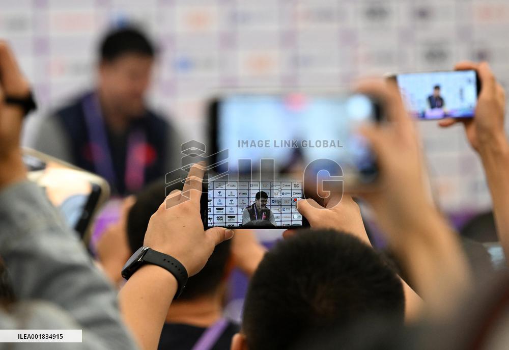 (SP)CHINA-HANGZHOU-ASIAN GAMES-BASKETBALL-PRESS CONFERENCE(CN)