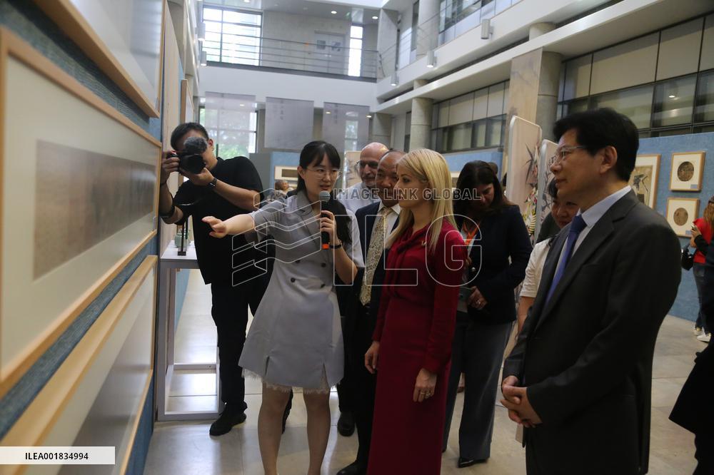 CYPRUS-NICOSIA-ANCIENT CHINESE PAINTINGS-EXHIBITION