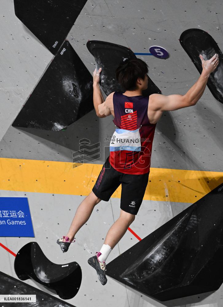 (SP)CHINA-SHAOXING-ASIAN GAMES-SPORT CLIMBING(CN)