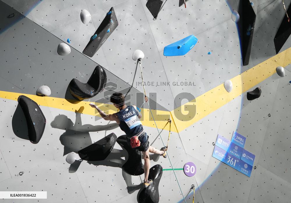 (SP)CHINA-SHAOXING-ASIAN GAMES-SPORT CLIMBING(CN)