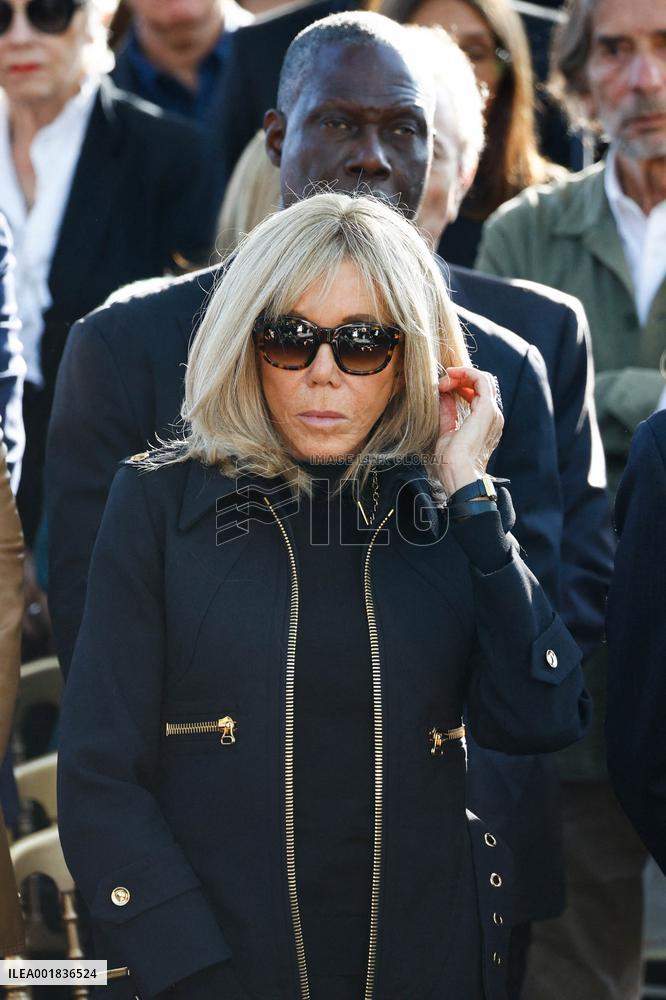 Funeral Of French Journalist Jean-Pierre Elkabbach - Paris