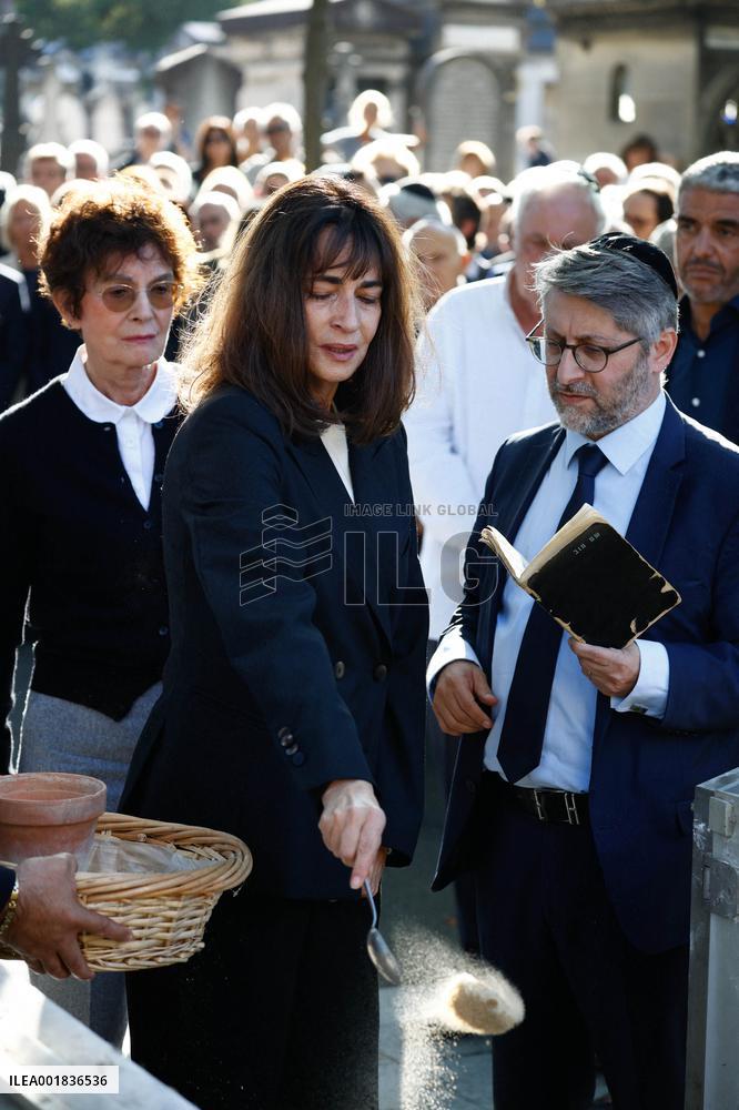 Funeral Of French Journalist Jean-Pierre Elkabbach - Paris