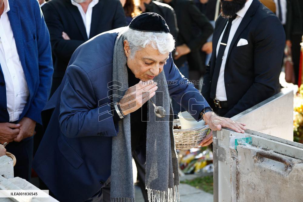Funeral Of French Journalist Jean-Pierre Elkabbach - Paris