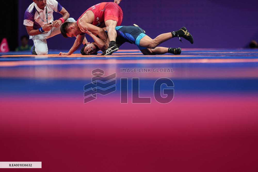 (SP)CHINA-HANGZHOU-ASIAN GAMES-WRESTLING(CN)