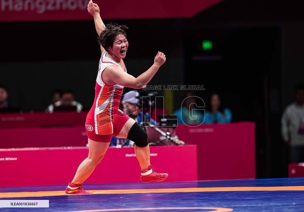 (SP)CHINA-HANGZHOU-ASIAN GAMES-WRESTLING(CN)