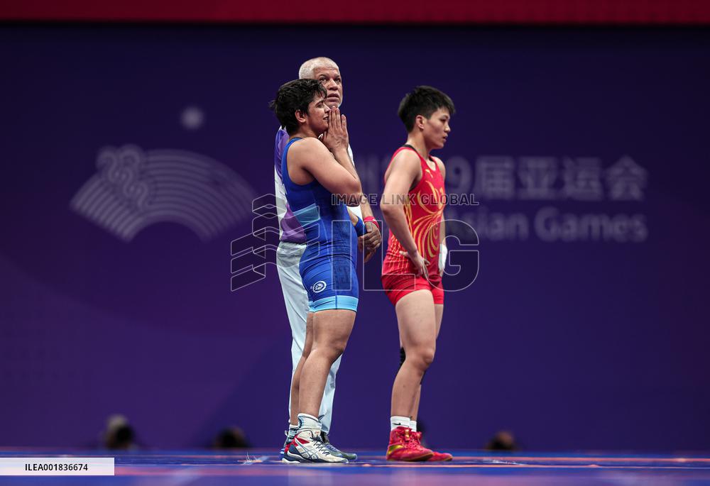 (SP)CHINA-HANGZHOU-ASIAN GAMES-WRESTLING(CN)