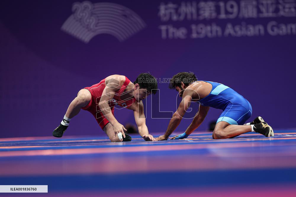 (SP)CHINA-HANGZHOU-ASIAN GAMES-WRESTLING(CN)