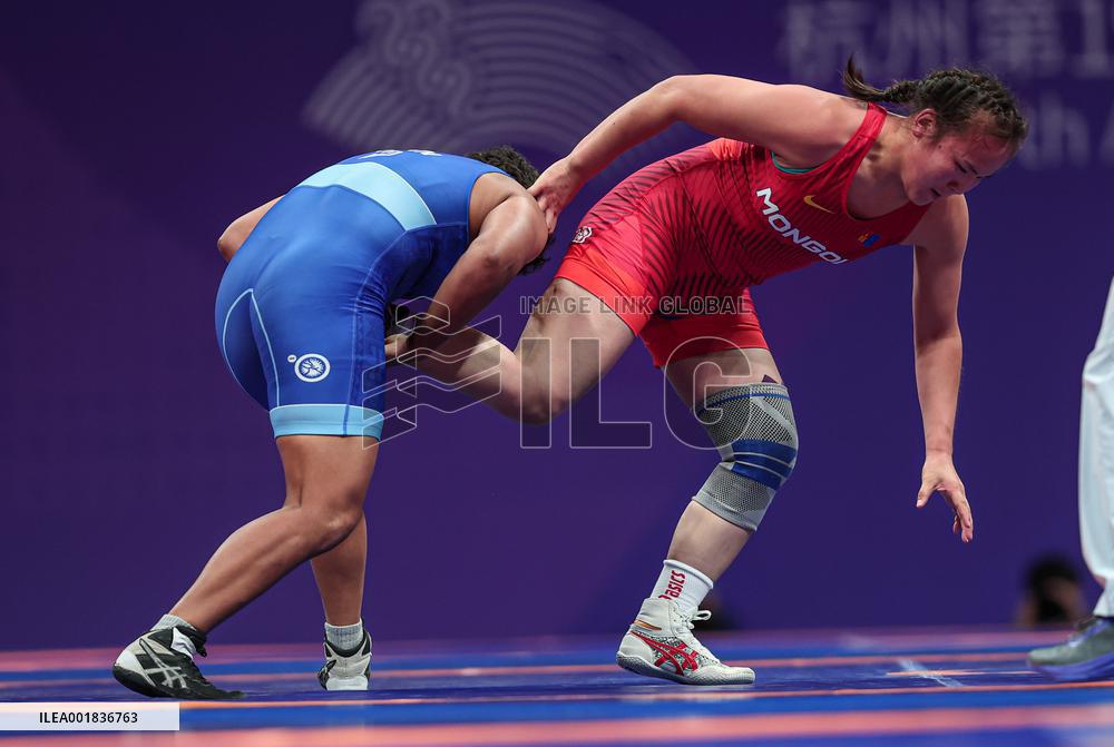 (SP)CHINA-HANGZHOU-ASIAN GAMES-WRESTLING(CN)