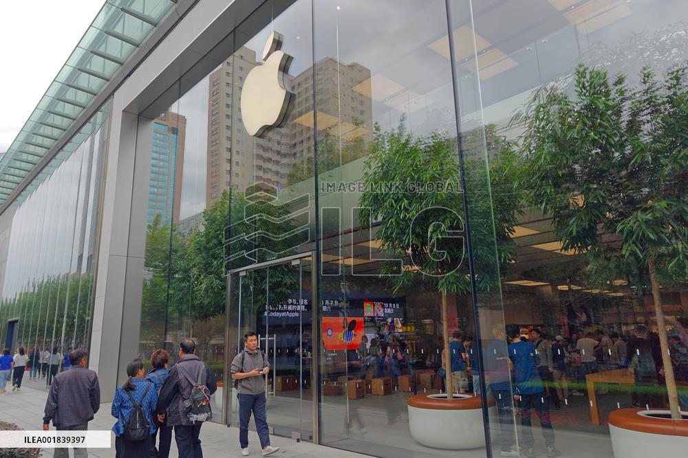 An Apple Store in Shanghai
