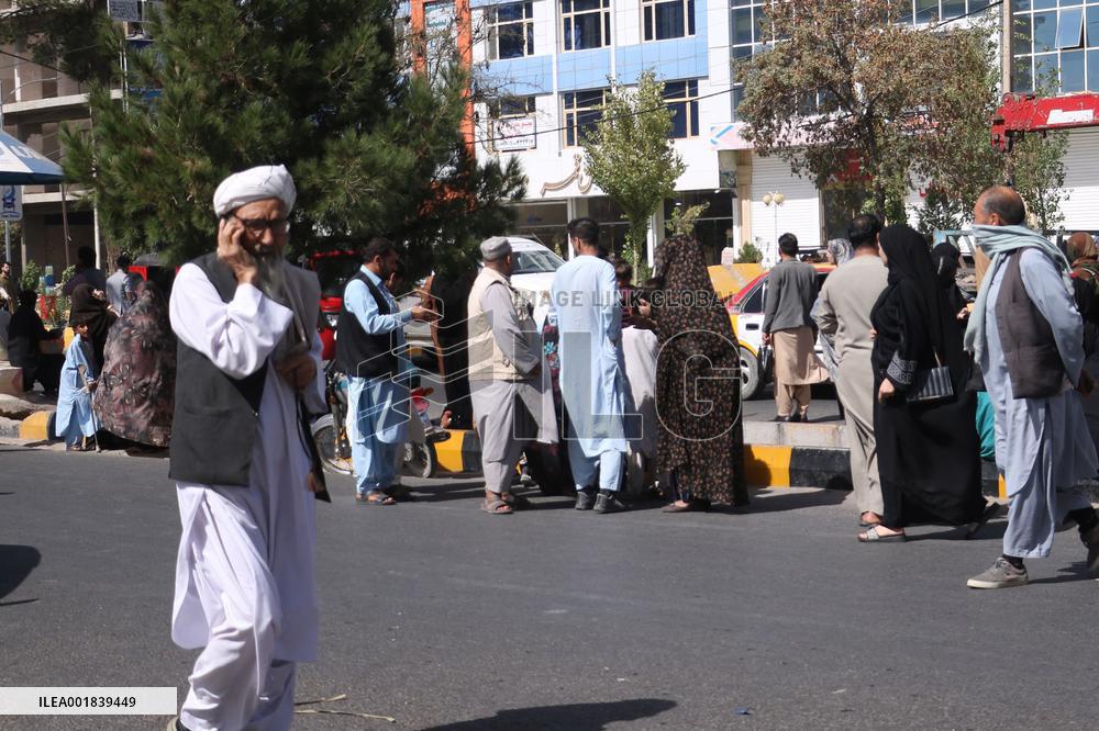 AFGHANISTAN-HERAT-EARTHQUAKE