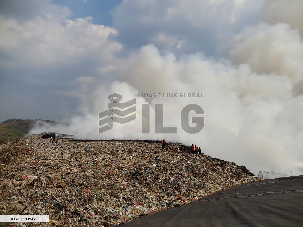 INDONESIA-SEMARANG-LANDFILL-FIRE