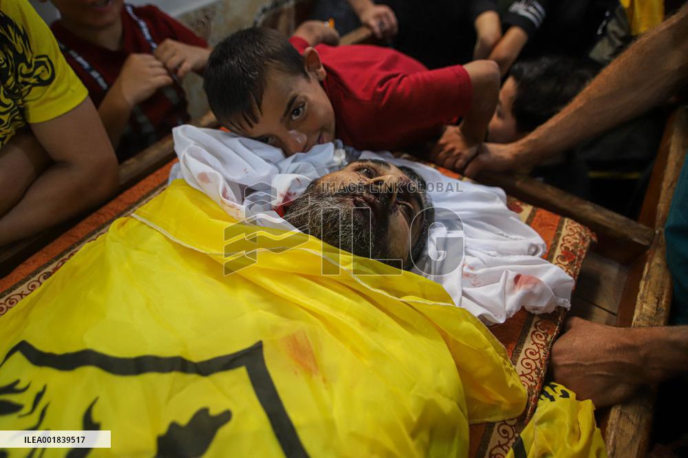 Funeral of the two Palestinians killed in the last infiltration into Israel