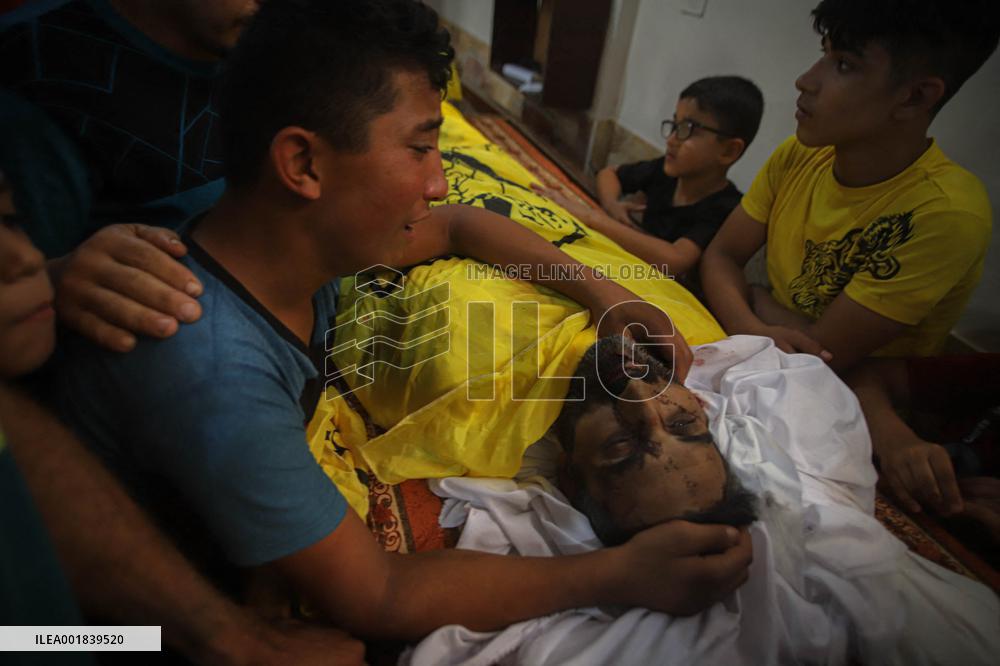 Funeral of the two Palestinians killed in the last infiltration into Israel